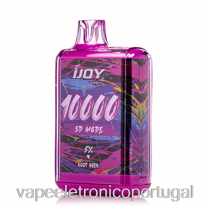 Vape Eletrônico Ijoy Bar Sd10000 Root Beer Descartável